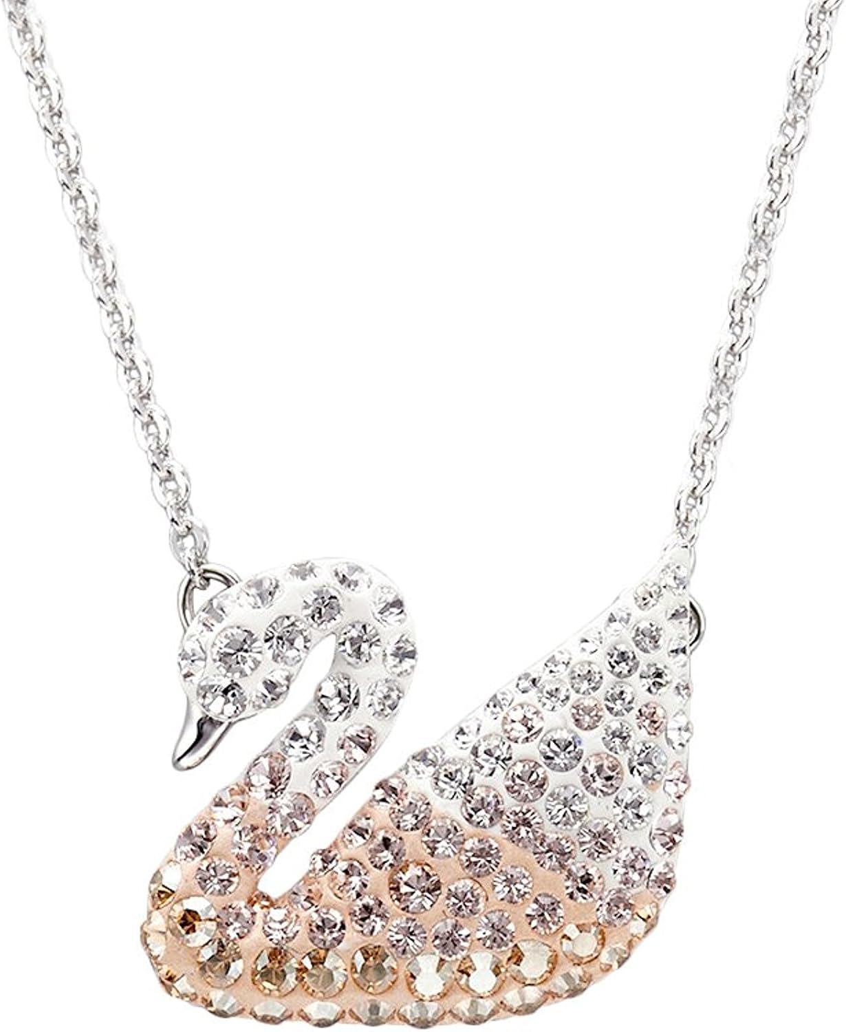 swarovski 施华洛世奇 渐变天鹅项链 5215034(奥地利品牌 香港直邮)